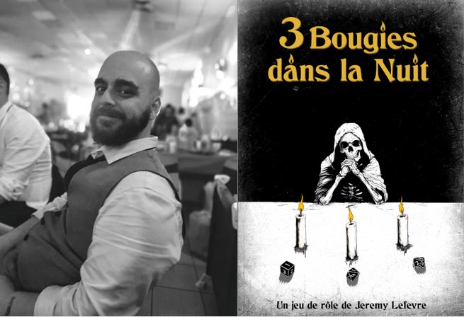 Jeremy Lefevre 3bougies dans la nuit